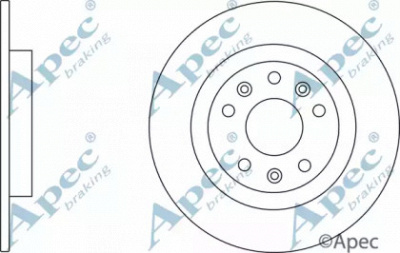 APEC BRAKING dsk3131 -  Тормозной диск